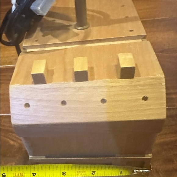 Rare Solid Wood Firetruck Lamp Base - NEW - Picture 6 of 7